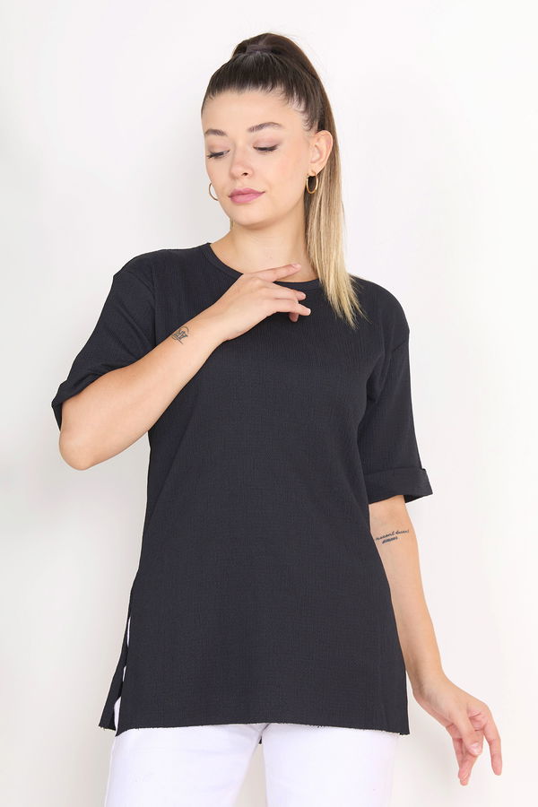 Bluz Siyah - 23138 SİYAH