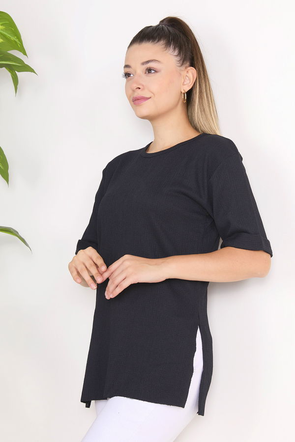 Bluz Siyah - 23138 SİYAH