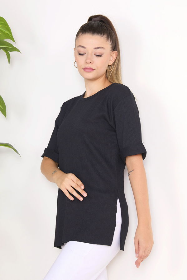 Bluz Siyah - 23138 SİYAH