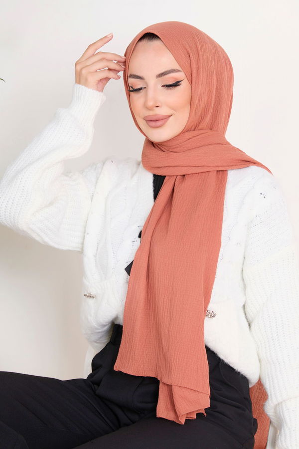 Soft Pamuk Şal Pembe - 23352 PEMBE