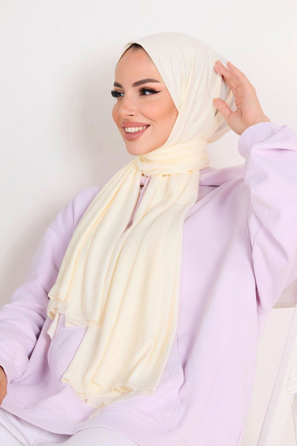 Penye Şal Ekru - 23353 EKRU
