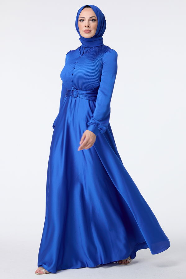 Abiye Elbise Mavi - 23427