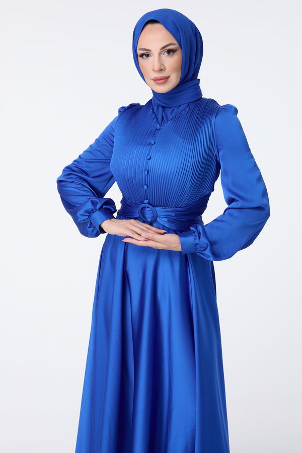 Abiye Elbise Mavi - 23427