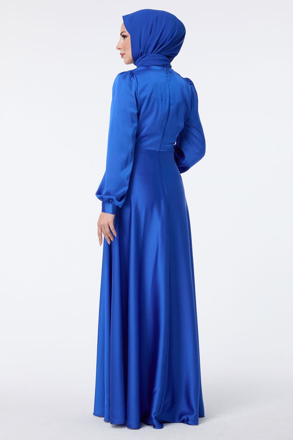 Abiye Elbise Mavi - 23427