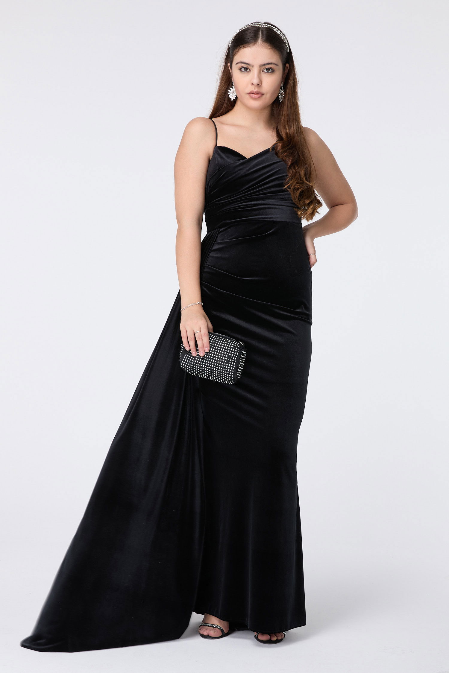 Abiye Elbise Siyah - 23474 SİYAH