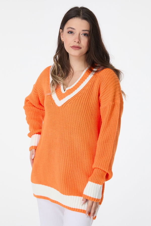 Triko Kazak Turuncu - 23526