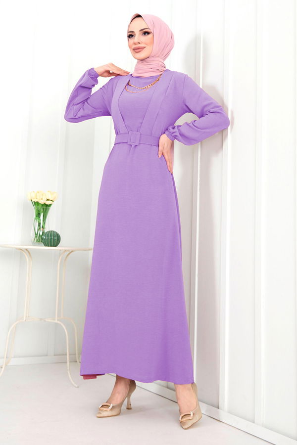 Elbise Lila - 11631