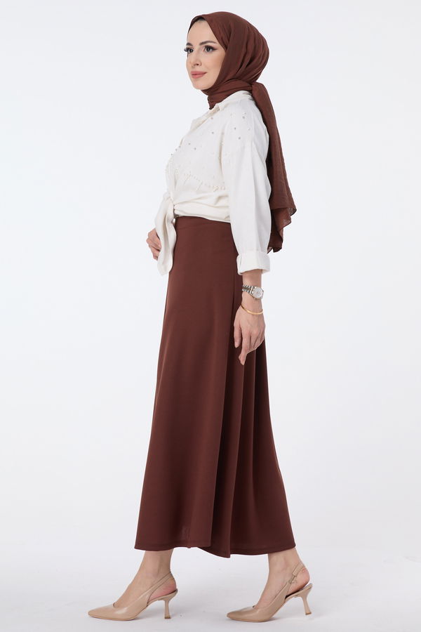 Etek Kahverengi - 23643 KAHVERENGİ