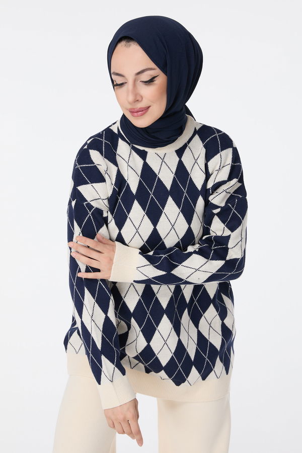 Triko Tunik Pantolon Bej - 23645