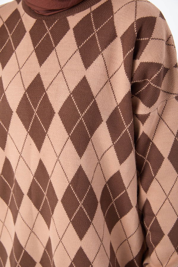 Triko Tunik Pantolon Vizon - 23645