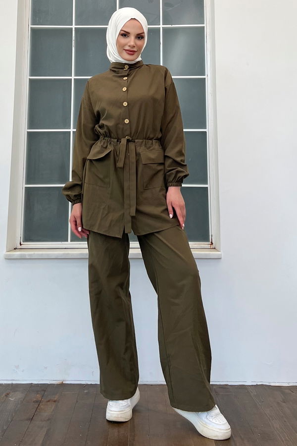 Tunik Pantolon Haki - 10537 HAKİ