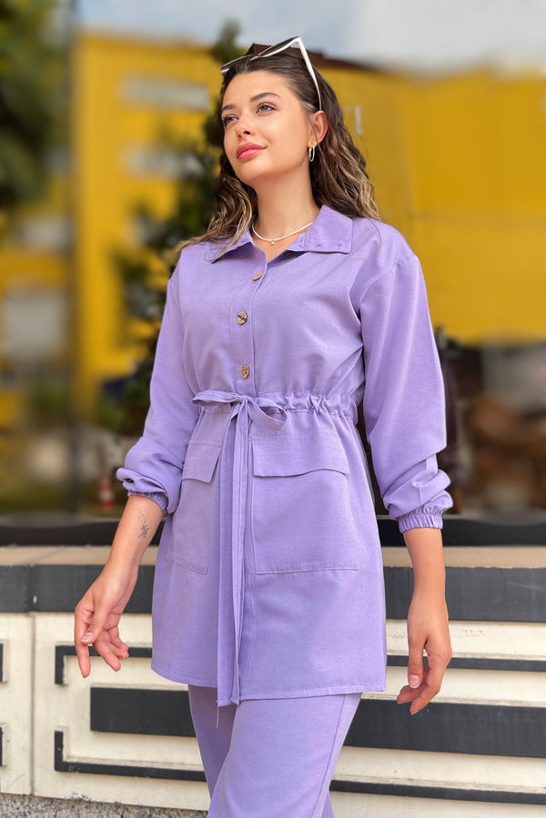 Tunik Pantolon Lila - 10537