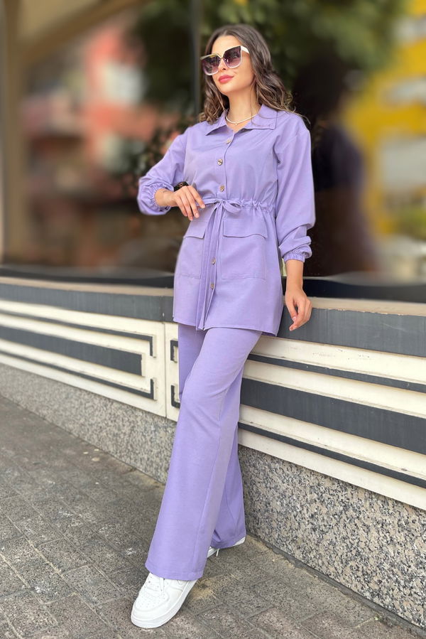 Tunik Pantolon Lila - 10537