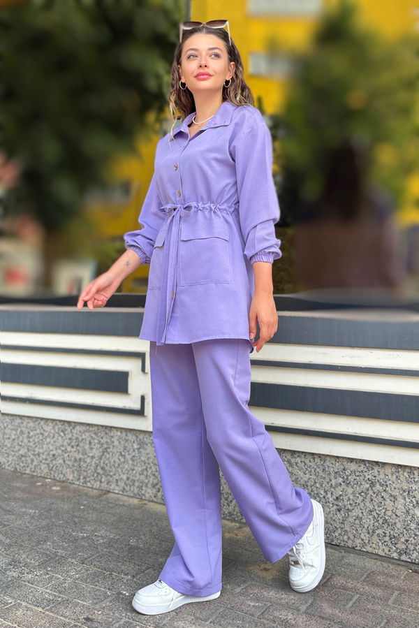Tunik Pantolon Lila - 10537