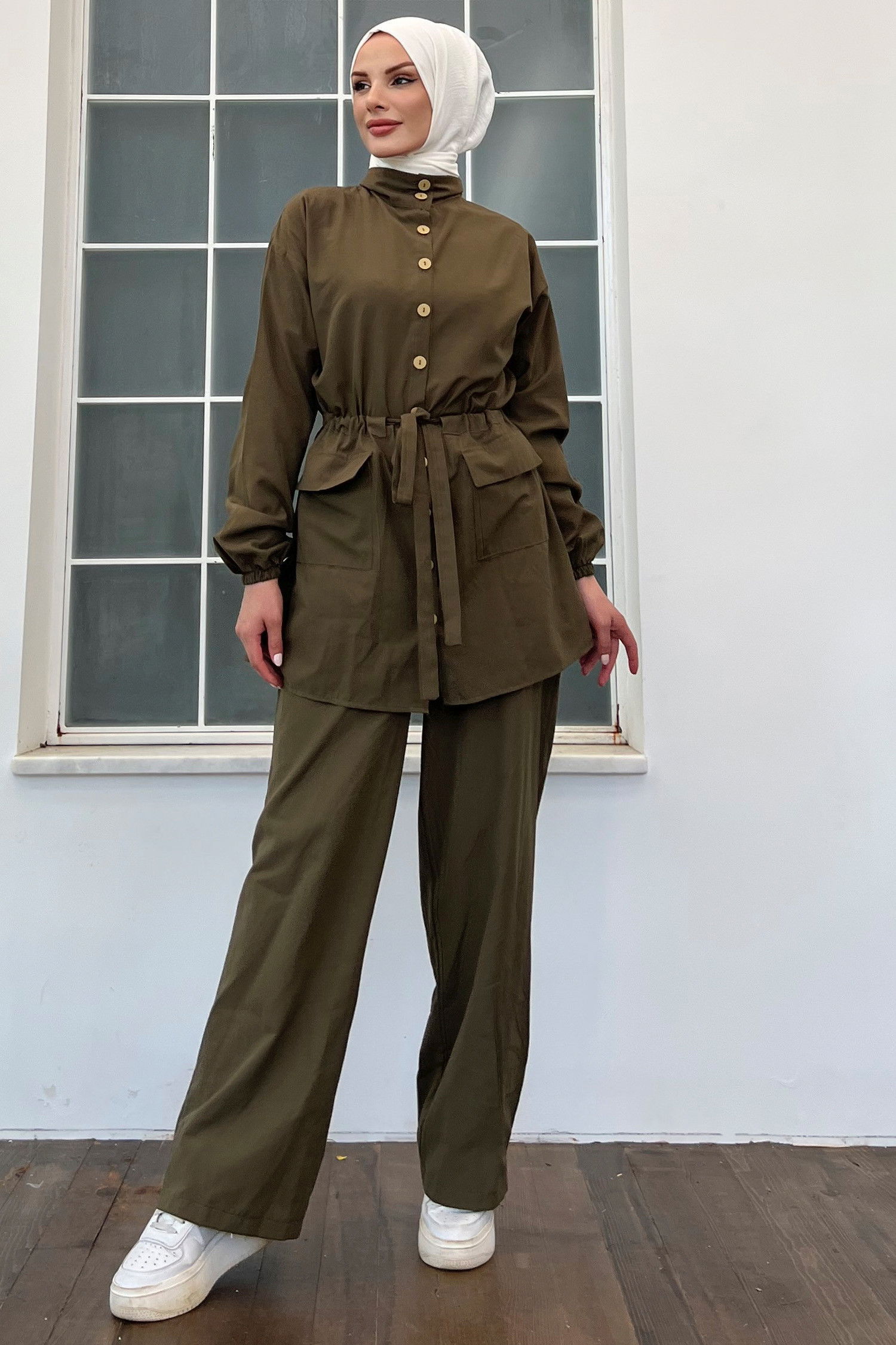 Tunik Pantolon Haki - 10537