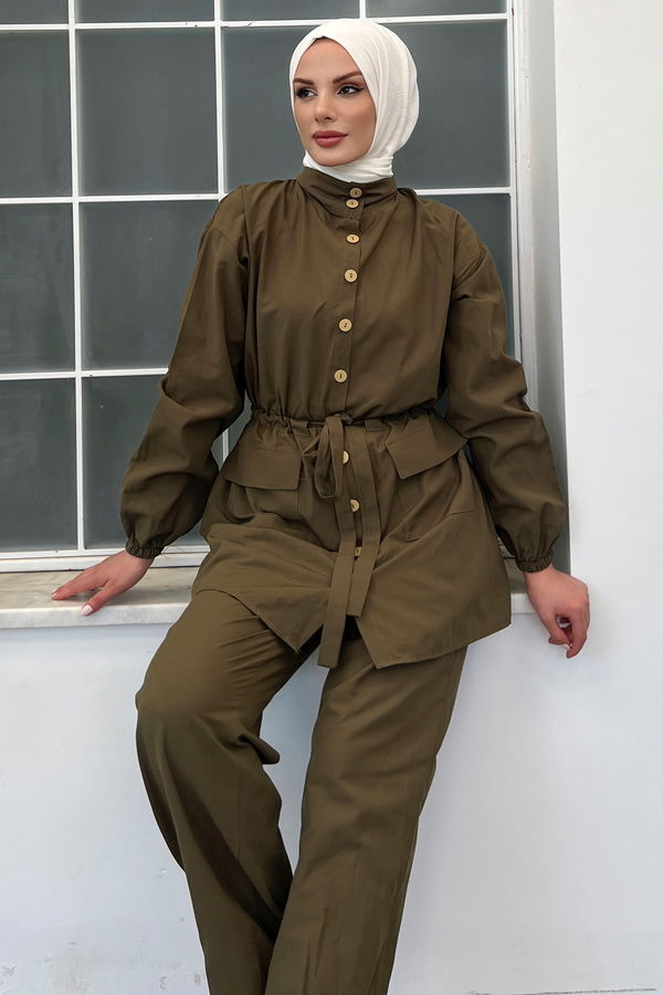 Tunik Pantolon Haki - 10537