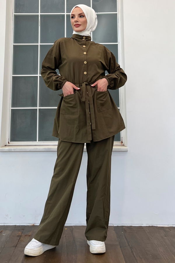 Tunik Pantolon Haki - 10537