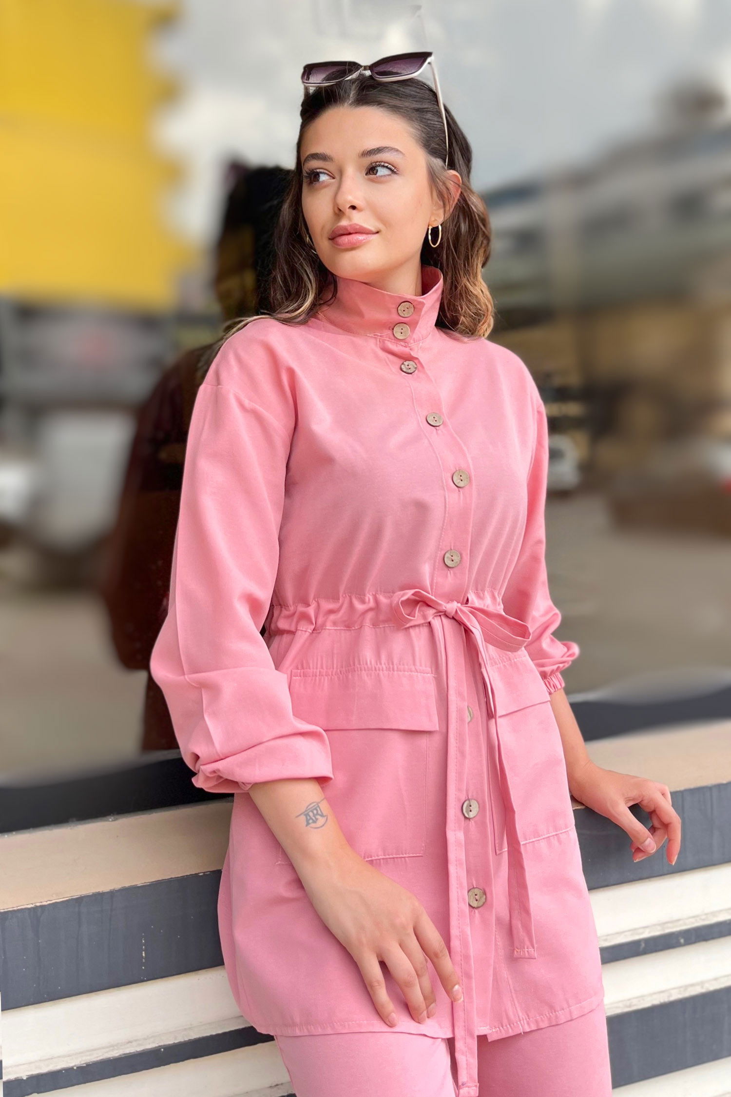 Tunik Pantolon Pembe - 10537