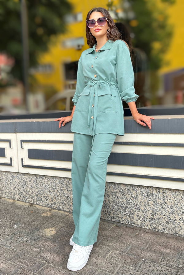 Tunik Pantolon Yeşil - 10537