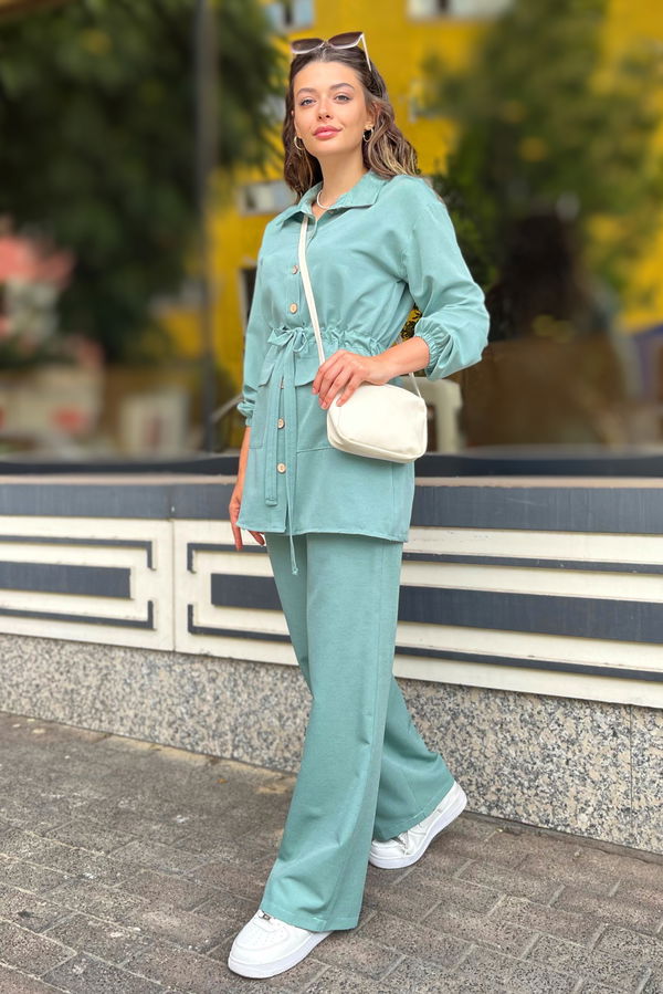 Tunik Pantolon Yeşil - 10537