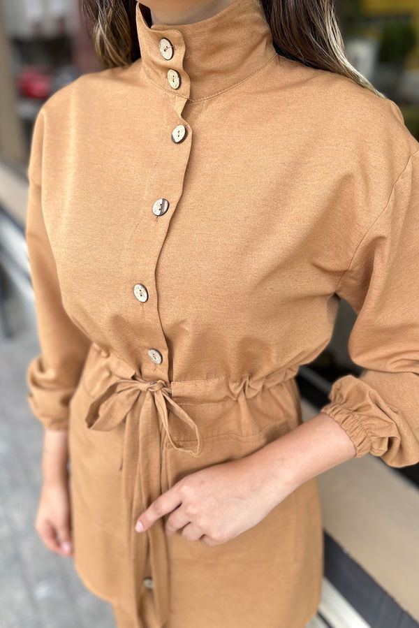 Tunik Pantolon Taba - 10537 TABA