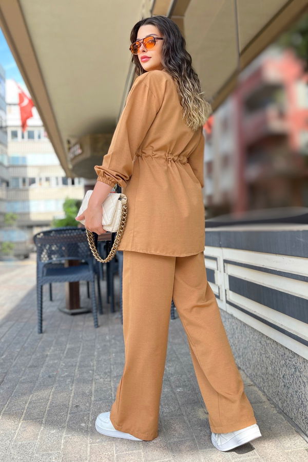 Tunik Pantolon Taba - 10537 TABA
