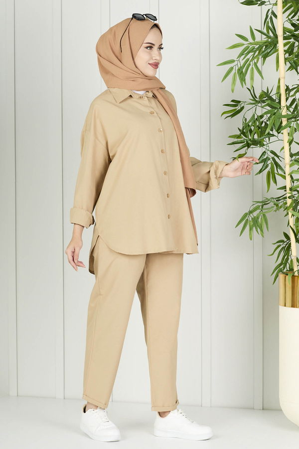 Tunık Pantolon Bej - 10563