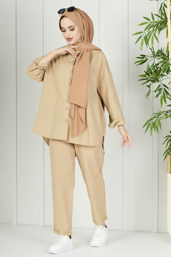 Tunık Pantolon Bej - 10563