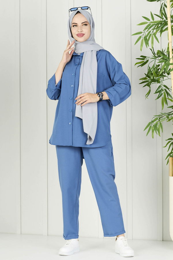 Tunık Pantolon Mavi - 10563