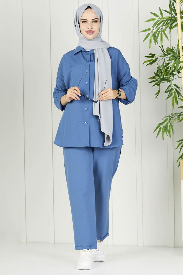 Tunık Pantolon Mavi - 10563