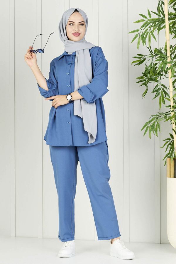 Tunık Pantolon Mavi - 10563