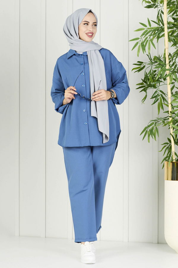 Tunık Pantolon Mavi - 10563
