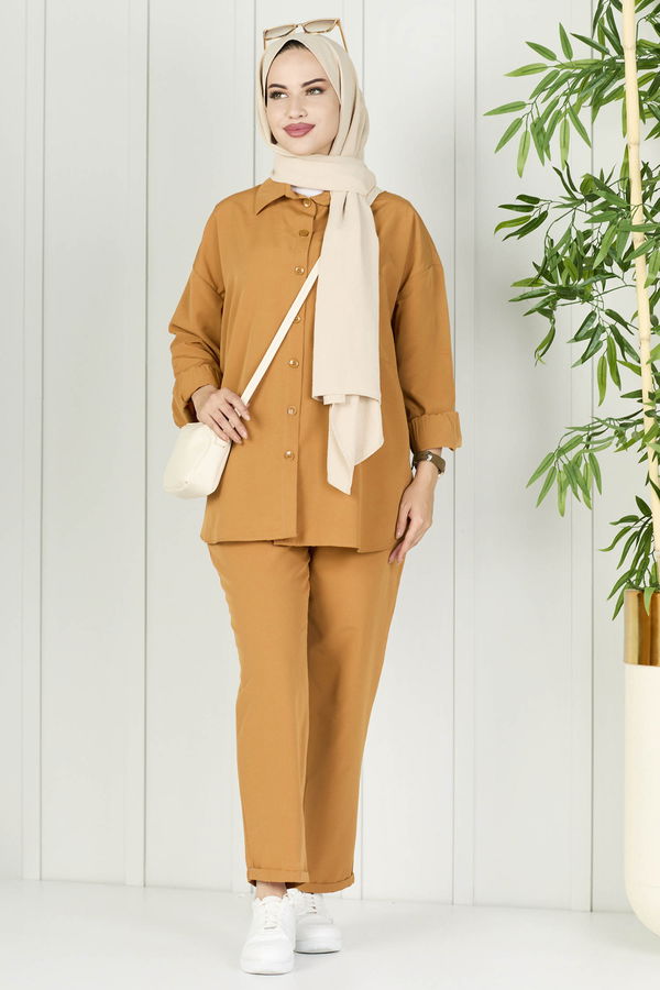 Tunık Pantolon Taba - 10563