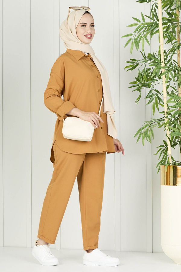 Tunık Pantolon Taba - 10563