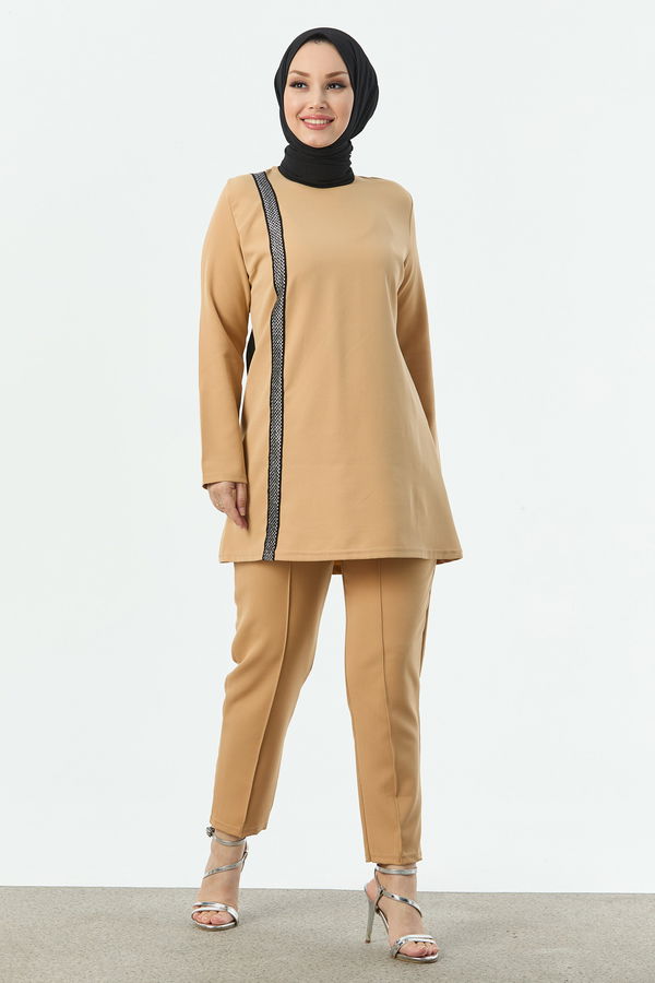 Tunık Pantolon Bej - 10566 BEJ