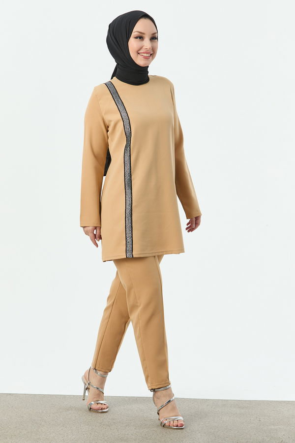 Tunık Pantolon Bej - 10566 BEJ