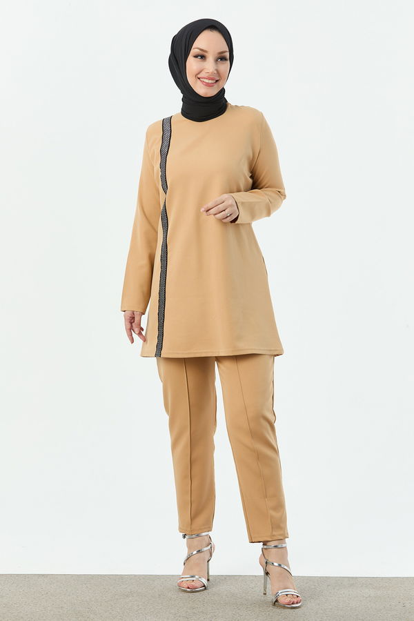 Tunık Pantolon Bej - 10566 BEJ