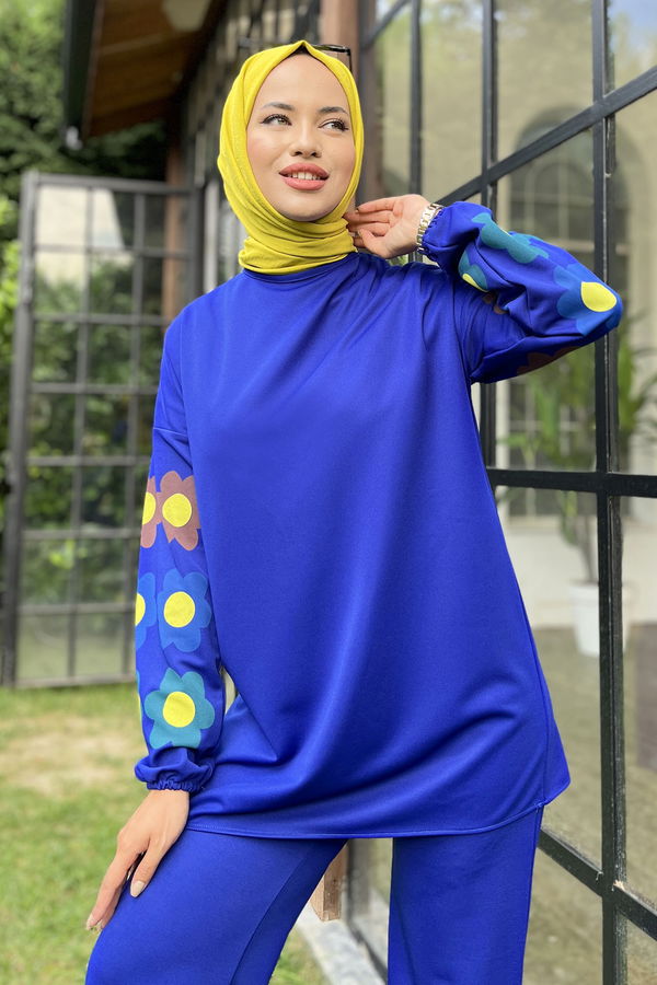 Tunik Pantolon Mavi - 11090