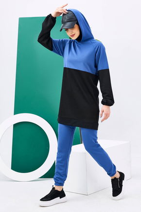 Tunik+Pantolon Mavi - 11180