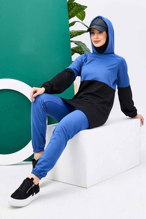 Tunik+Pantolon Mavi - 11180