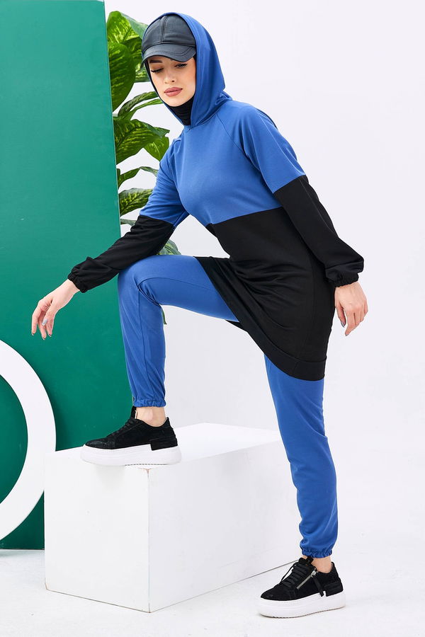 Tunik+Pantolon Mavi - 11180