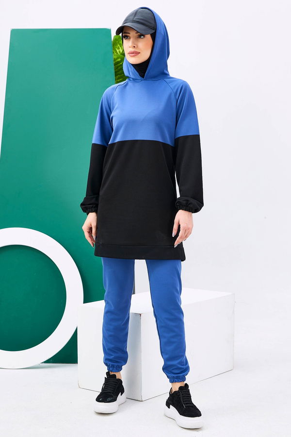 Tunik+Pantolon Mavi - 11180