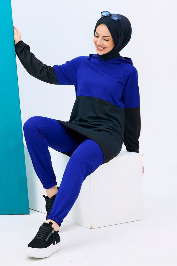 Tunik+Pantolon Mavi - 11180 MAVİ