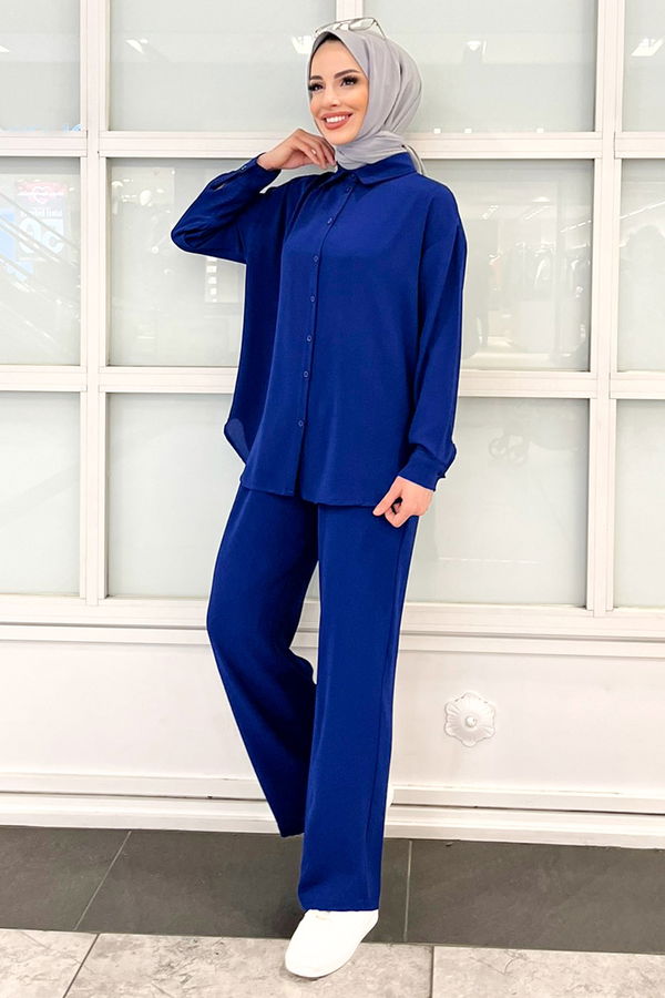 Tunik+Pantolon Mavi - 11339