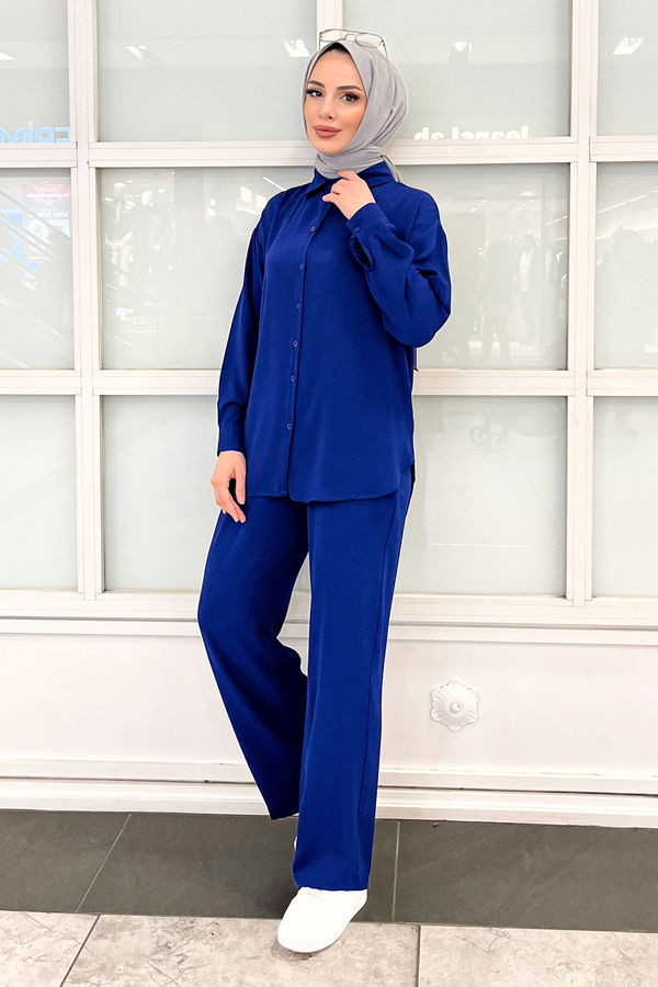 Tunik+Pantolon Mavi - 11339
