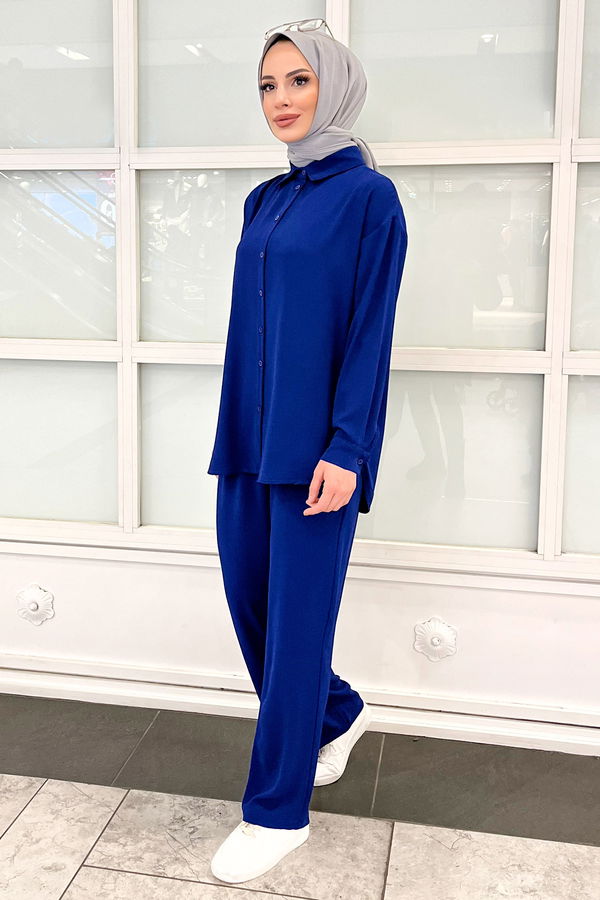 Tunik+Pantolon Mavi - 11339
