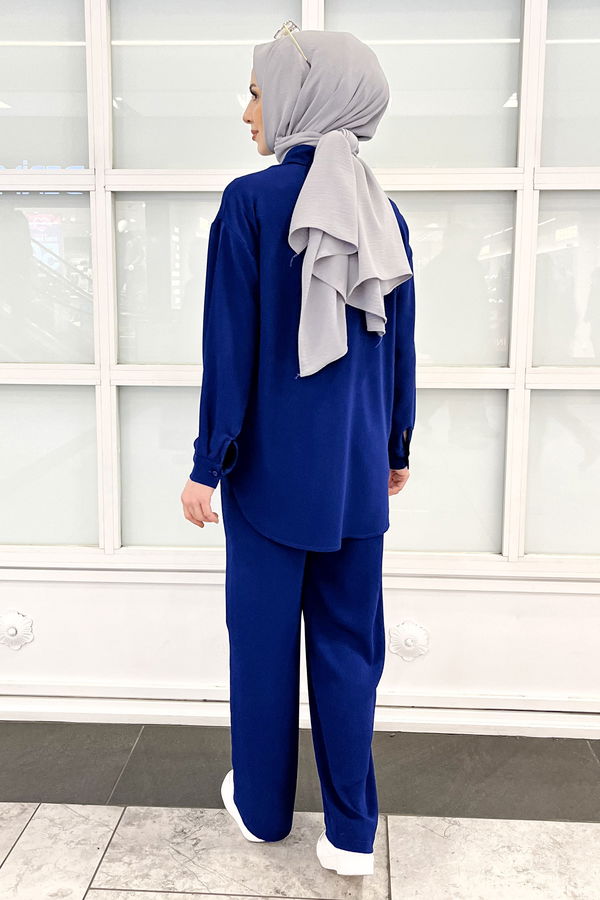 Tunik+Pantolon Mavi - 11339