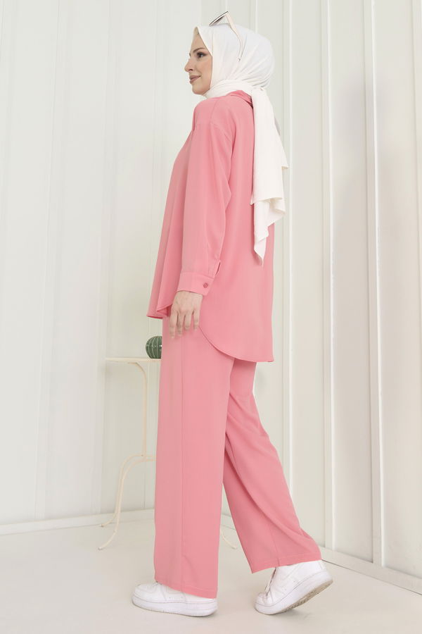 Tunik+Pantolon Pembe - 11339 PEMBE