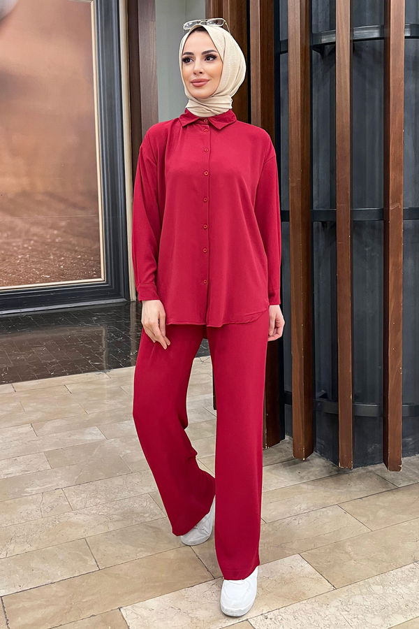 Tunik+Pantolon Fuşya - 11339