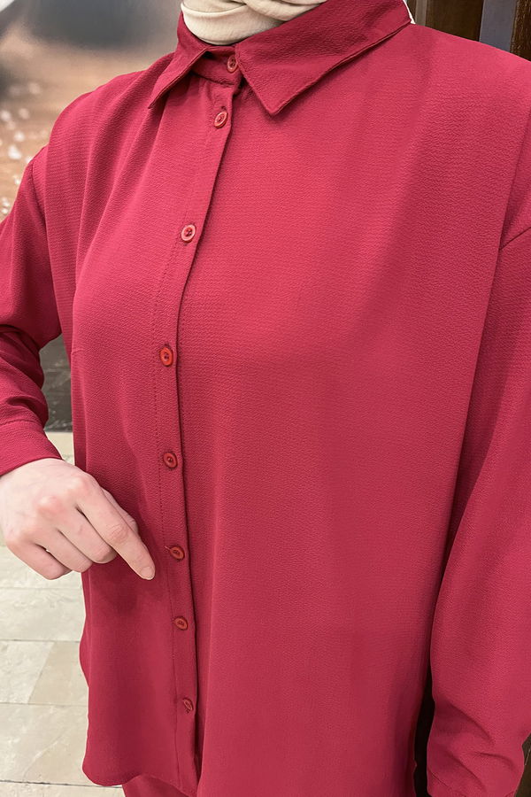 Tunik+Pantolon Fuşya - 11339